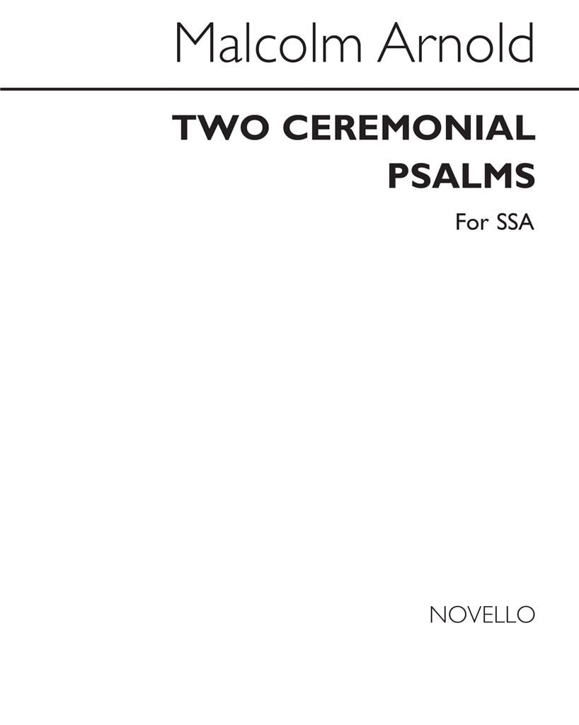 Two Ceremonial Psalms
